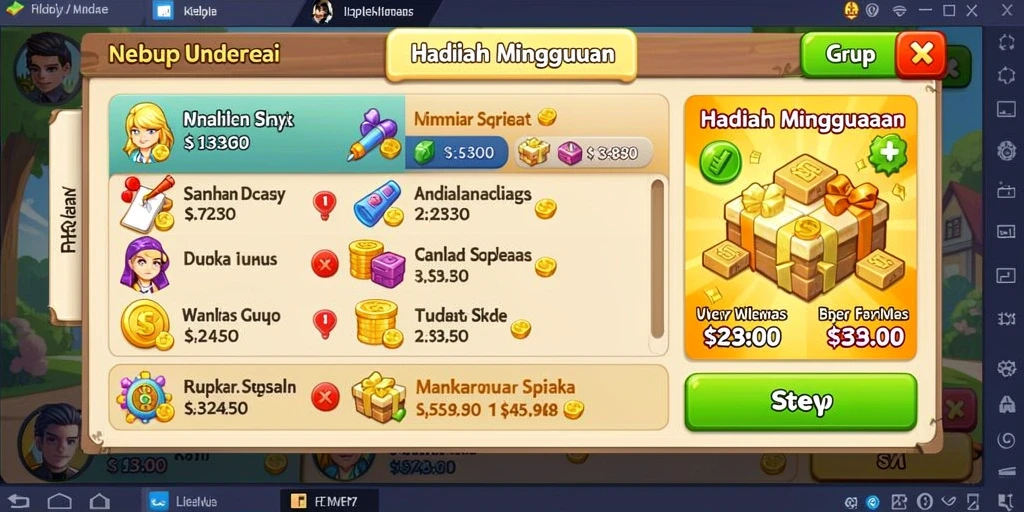Fitur multiplayer untuk bermain bersama teman.