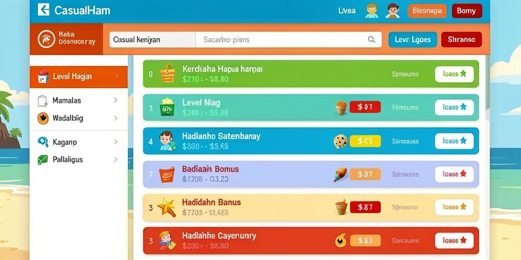 Tampilan grafis menawan dari salah satu permainan populer.