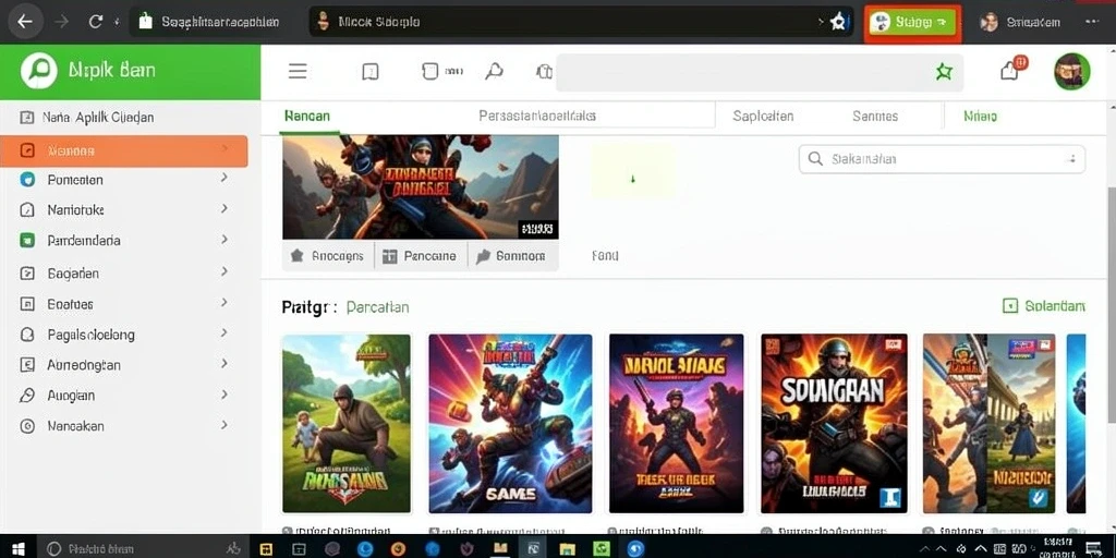Screenshot menampilkan scoreboard kompetisi antar pemain.