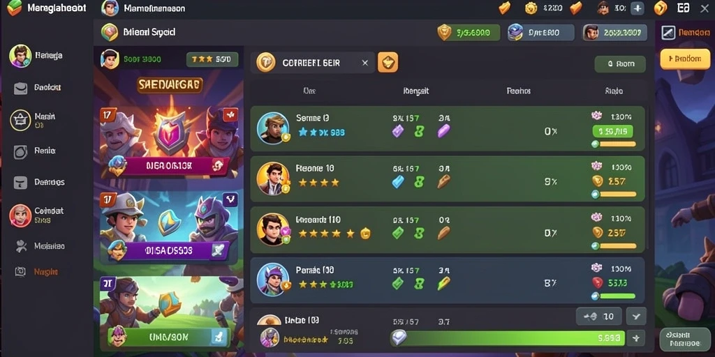 Screenshot saat bermain di mode turnamen.